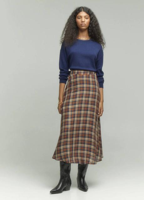 Imagen - Falda estampada a cuadros