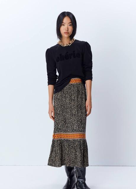 Imagen - Falda midi estampada
