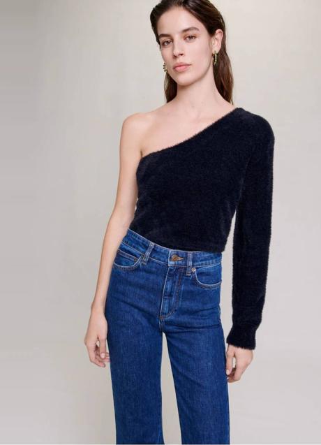 Imagen - Jersey asimétrico efecto pelo