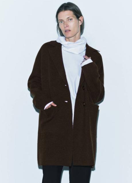 Imagen - Cárdigan de punto grueso con cuello solapa