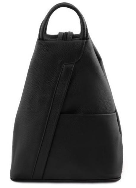 Imagen - Mochila de piel negro de Tuscany Leather, 72,60 euros.