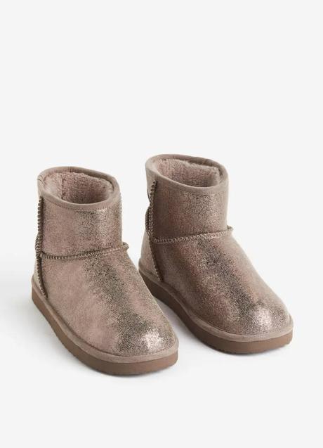 Imagen - Botas de borreguillo efecto metalizado