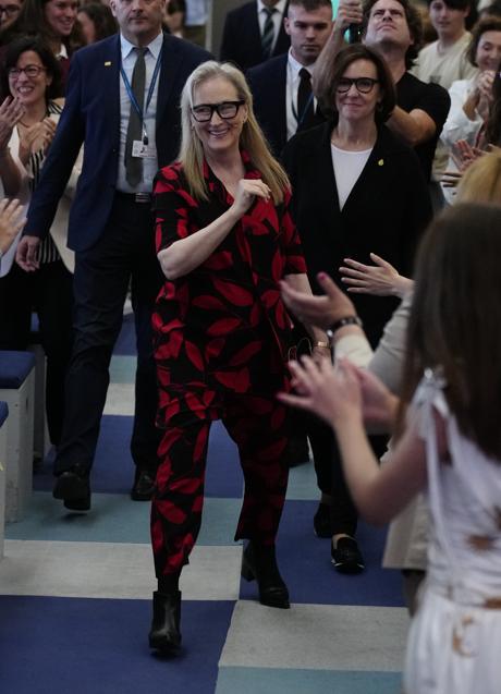 Imagen - Meryl Streep con un look con un conjunto estampado. / LIMITED PICTURES