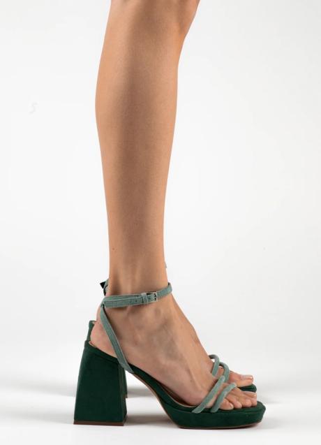 Imagen - Sandalias verdes de MIM, 85 euros.