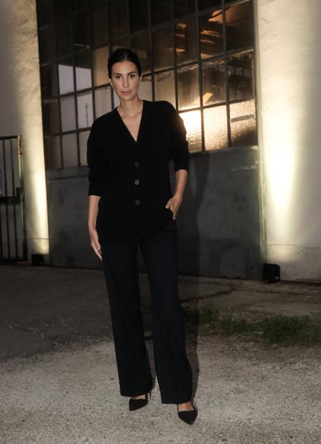 Imagen - Sassa de Osma, con look de Falconeri en Milán. Foto: Daniel Brull