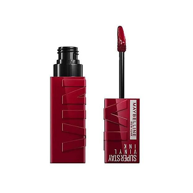 Pintalabios líquido efecto vinilo de Maybelline New York.