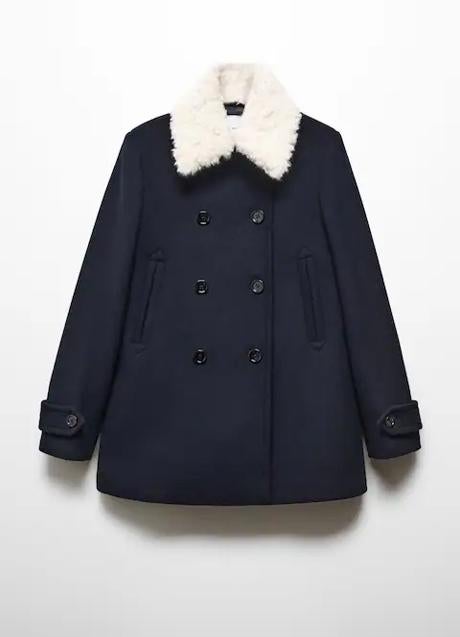 Imagen - Abrigo azul marino de Mango (89,99 euros)