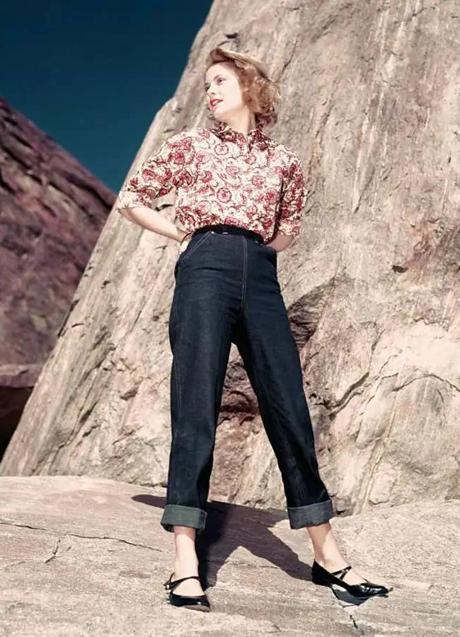 Imagen - Grace Kelly con look con vaqueros.