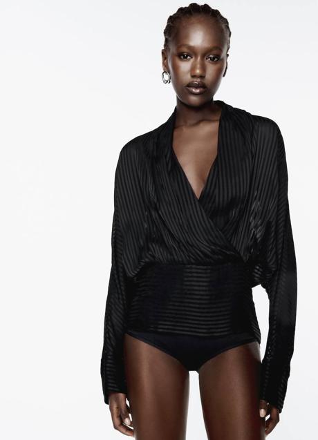 Imagen - Camisa color negro a rayas