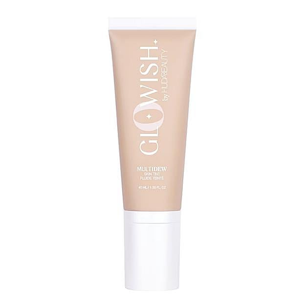 Glowish Multidew Crema Hidratante Con Color de Huda Beauty.