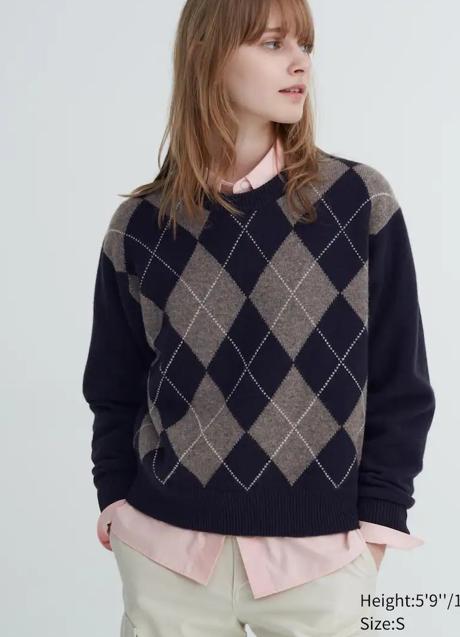 Imagen - Jersey de rombos de Uniqlo, 34,90 euros.