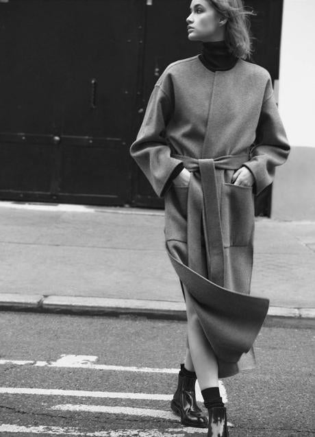 Imagen - Abrigo estilo batín de lana