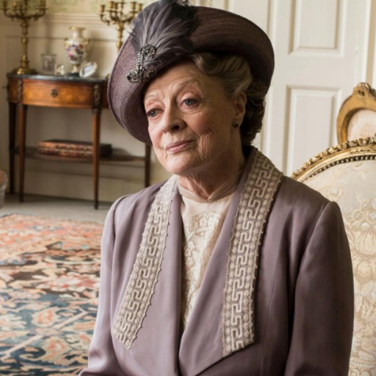 Maggie Smith en una imagen de Downton Abbey. 