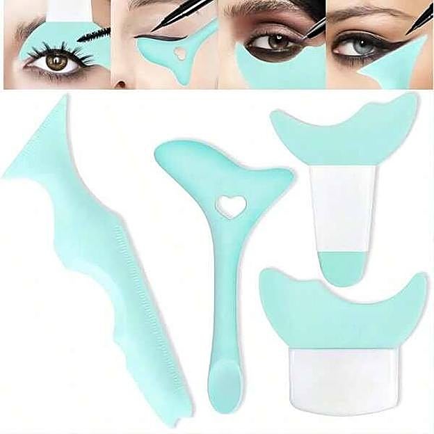 Plantilla para eyeliner de silicona de Shein