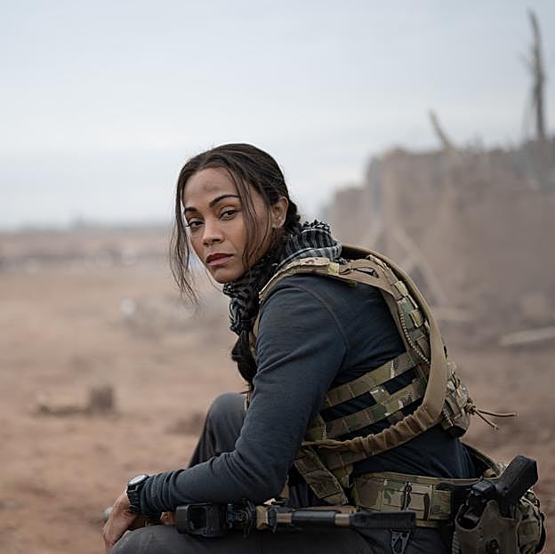 Zoe Saldaña en una imagen de Special Ops: Lioness, uno de los próximos estrenos de series de espías.