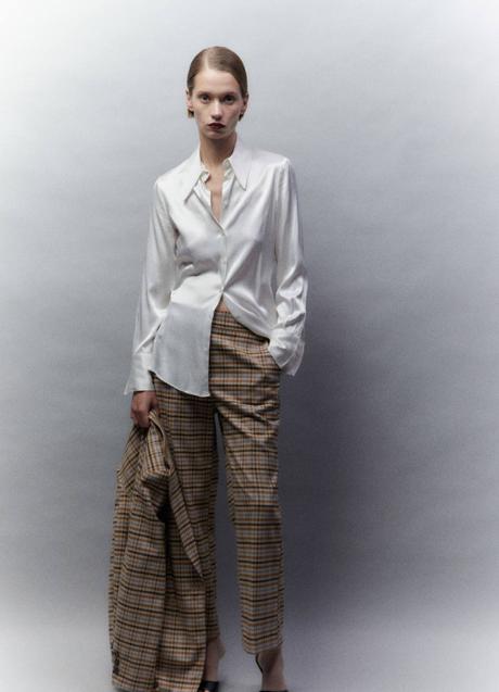 Imagen - Pantalones con estampado de cuadros rectos