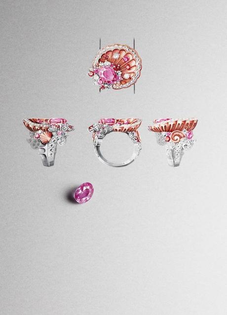 Imagen - Bocetos de uno de los anillos de la línea dedicada a Florencia.