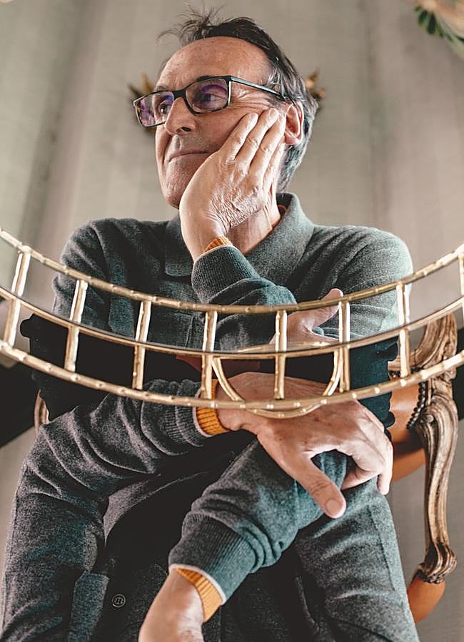 Imagen - Alberto Iglesias lleva camisa de cashmere de Roberto Verino. Foto: Lupe de la Vallina.