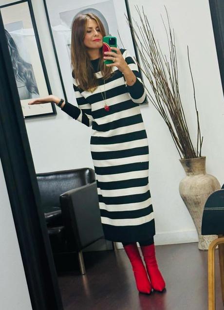 Imagen - Nuria Roca con un vestido de Zara. / @nuriarocagranell