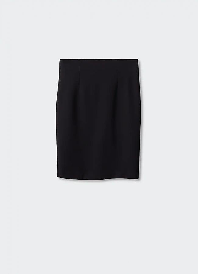 Imagen - Falda lápiz con abertura de Mango, 27,99 euros.