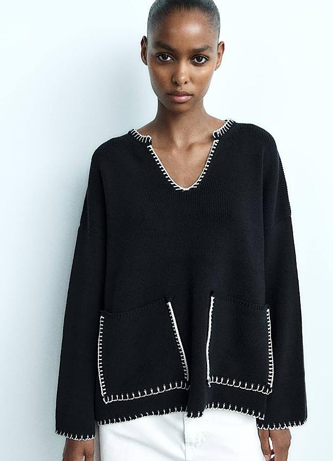 Imagen - Jersey de Zara viral con pespuntes