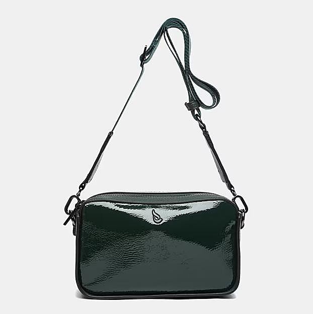 Bolso bandoelra en verde de Abbacino.