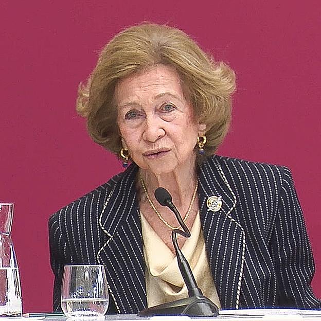 La reina Sofía, en su última aparición antes del cumpleaños de Leonor.