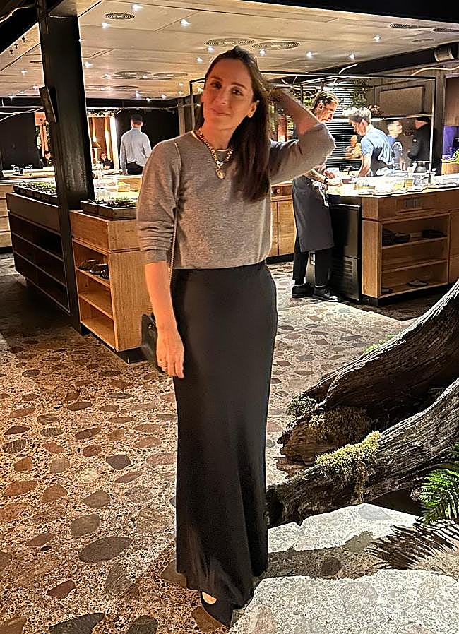 Imagen - El look de Tamara Falcó con una falda satinada. / @TAMARA_FALCO