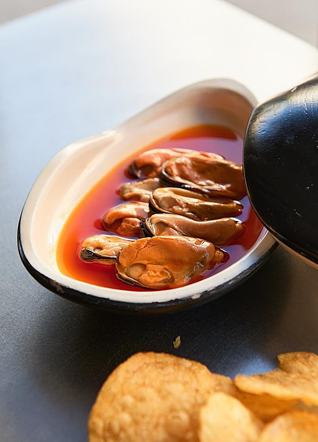 Imagen - Los deliciosos mejillones en escabeche ahumados de Hermanos Vinagre. / D.R