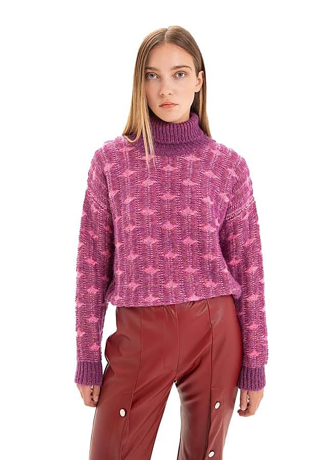 Imagen - Jersey de punto en rosa de Laagam. Foto: Laagam.