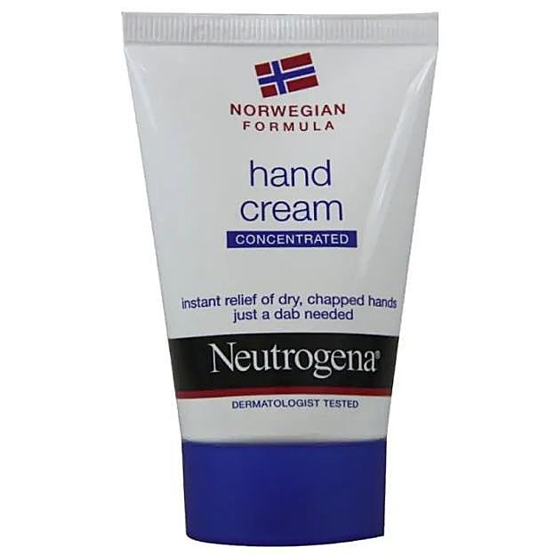 Crema de manos hidratante concentrada de Neutrogena.