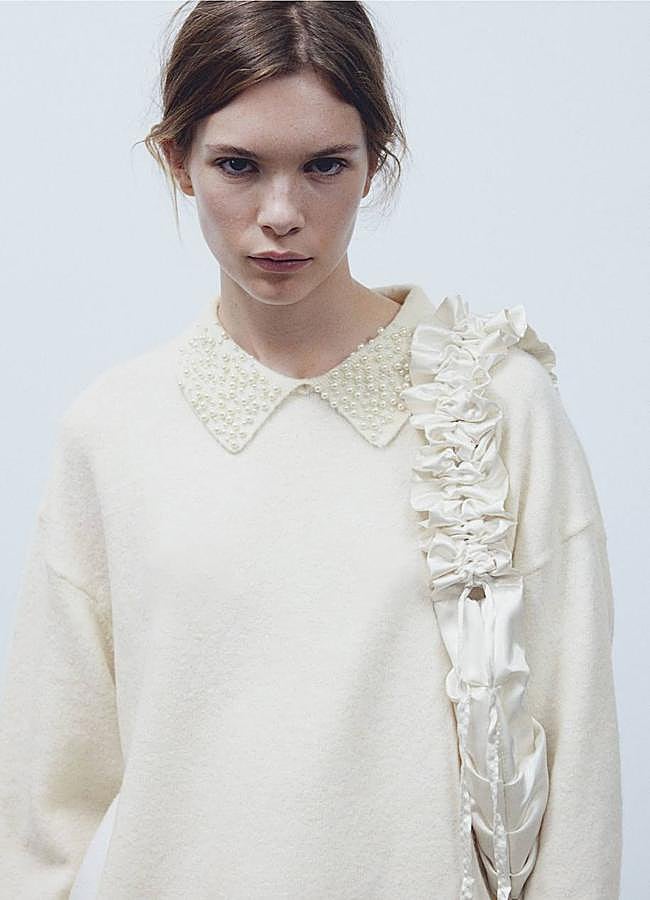 Imagen - Jersey con brillos en el cuello