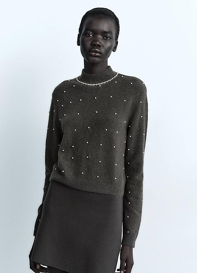 Imagen - Jersey de brillos con cuello alto