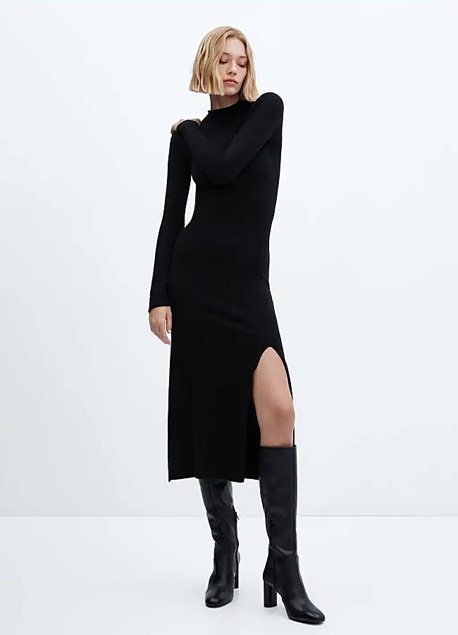 Imagen - Vestido negro de punto