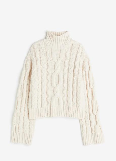 Imagen - Jersey de punto trenzado de H&M (39,99 euros)