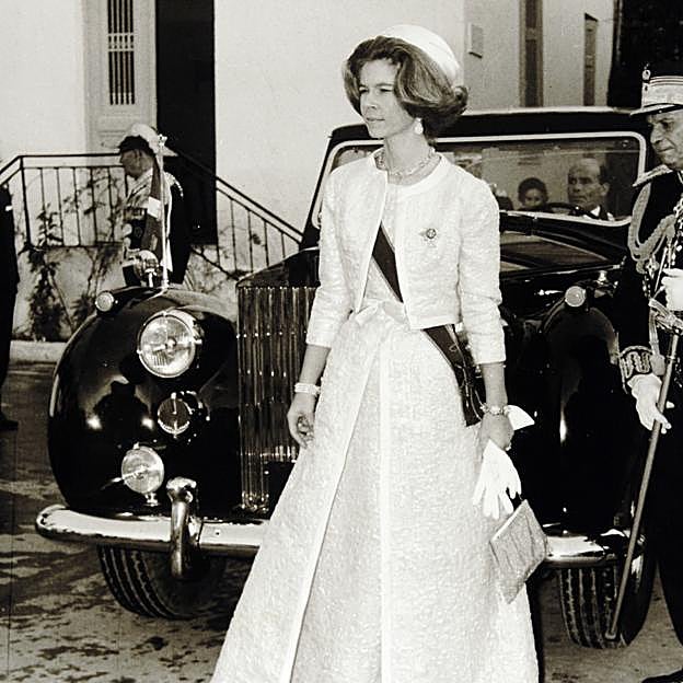 Irene de Grecia, imponente en un evento en los años 60. 