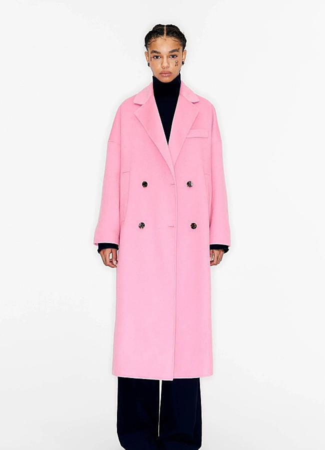 Imagen - Abrigo sastre doble faz rosa de Bimba y Lola