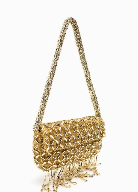 Imagen - Bolso dorado de Zara (39,99 euros)
