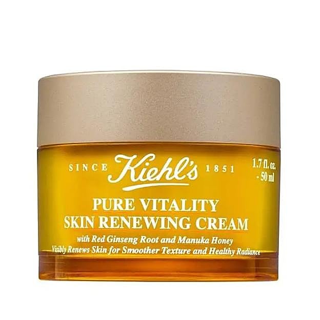Kiehl 's Pure Vitality Skin Renewing Cream Crema Antiedad.