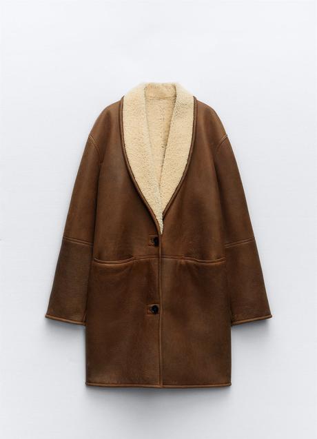 Imagen - Abrigo con doble faz de Zara (499 euros)