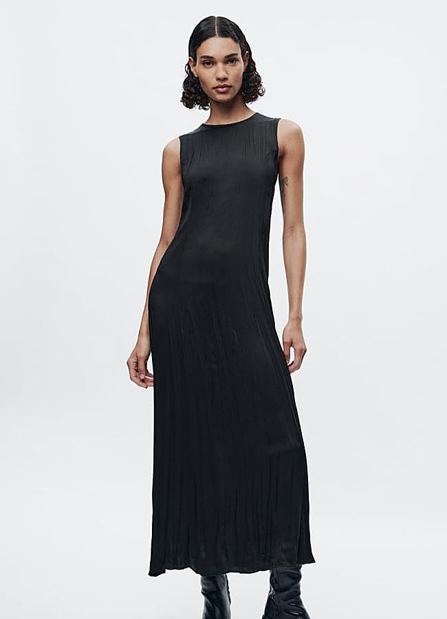 Imagen - Vestido con nudo en la espalda de Zara Woman Collection