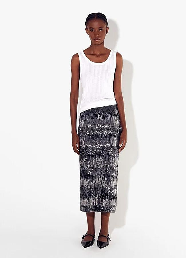 Imagen - Falda con lentejuelas de Parfois, 39,99 euros.