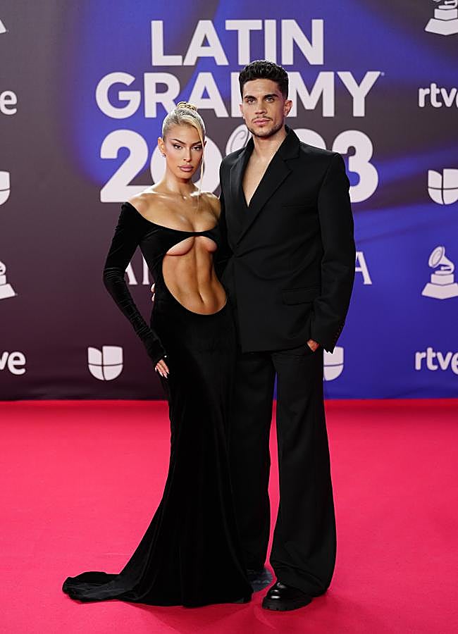 Imagen - Jessica Goicoechea y Marc Bartra en la alfombra roja de los Grammy Latinos/LIMITED PICTURES