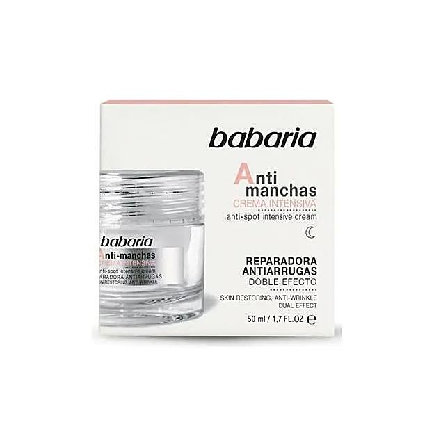 Crema Facial Antimanchas de Babaria.