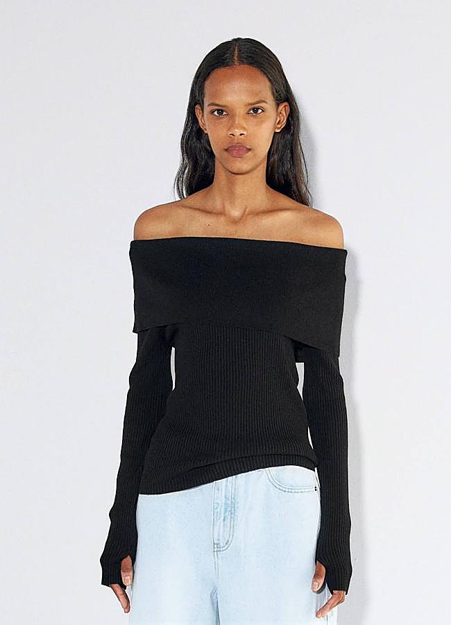 Imagen - Jersey con escote bardot