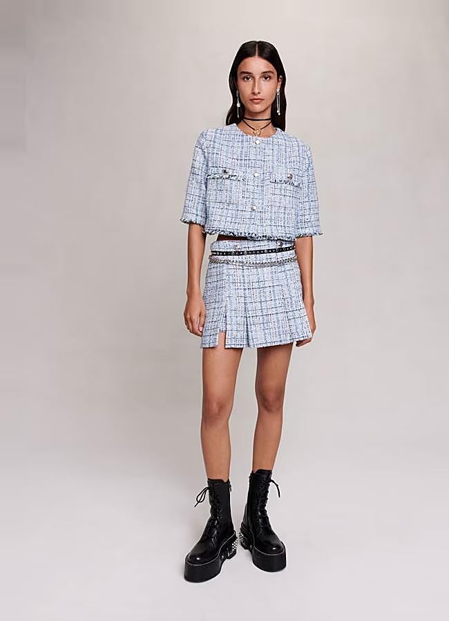 Imagen - Falda de tweed de Maje, 150,50 euros.