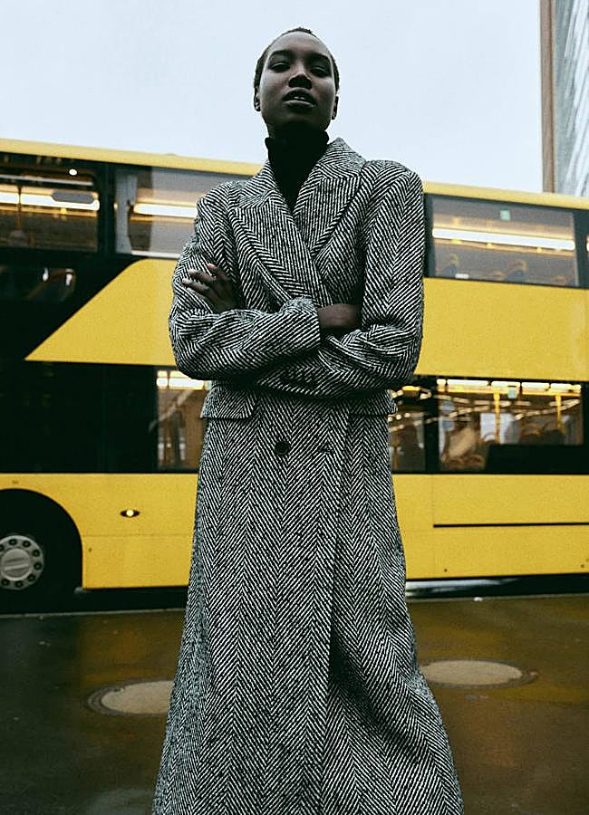 Imagen - Abrigo de espiga largo