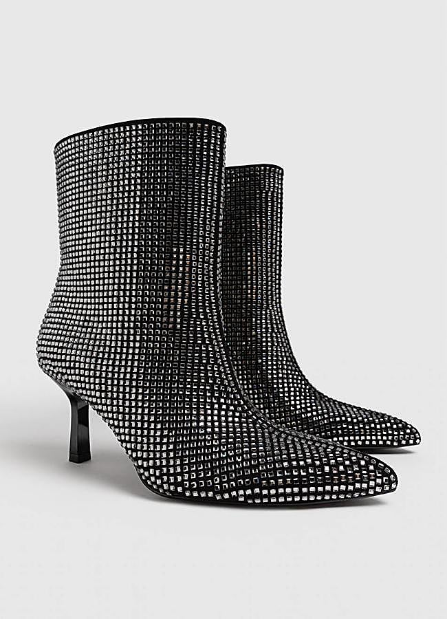 Imagen - Botines de tacón con strass