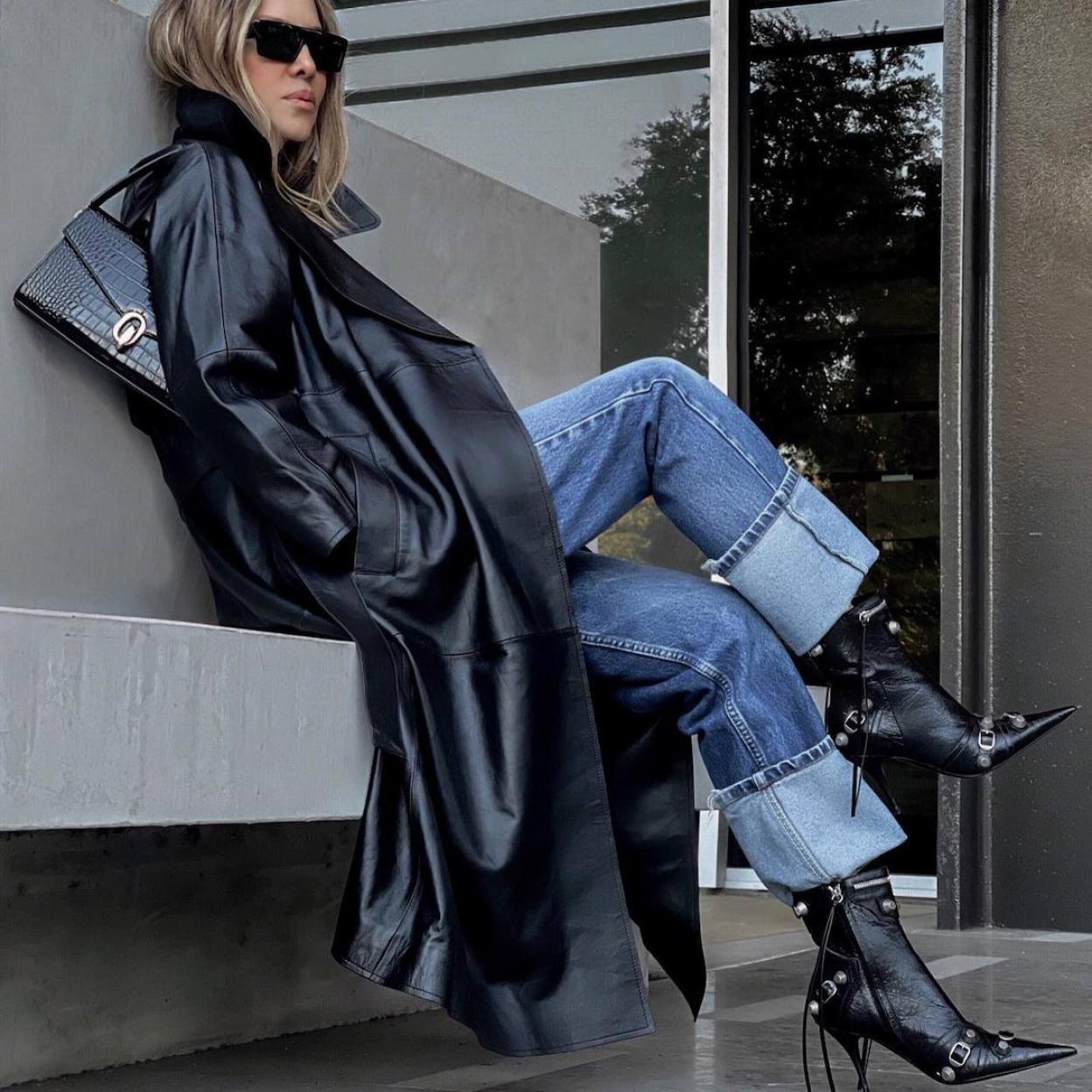 La influencer lleva unos botines tendencia para invierno