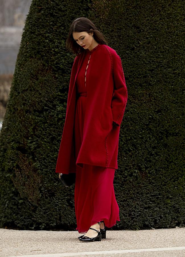 Imagen - Karlie Kloss con un look en rojo. Foto: Launchmetrics Spotlight